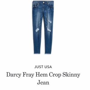 Distressed stretchy jeans from stitch fix